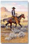 Cowboy headed to desert