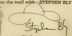 FAQs about Stephen Bly signature