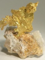 quartz with gold 
