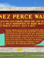 Nez Perce Indian War Sign