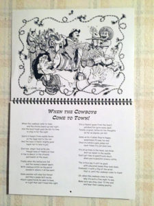 Cowboy Poetry Book - When The Cowboys Come To Town