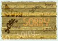 Sorry Sign