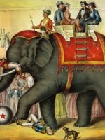 Vintage Circus Elephant