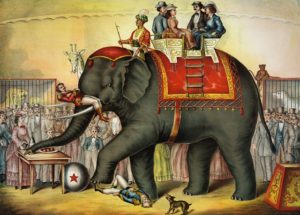 Vintage Circus Elephant