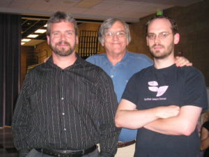 Author Stephen Bly with sons, Russell & Aaron