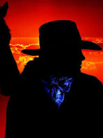Night Cowboy Silhouette