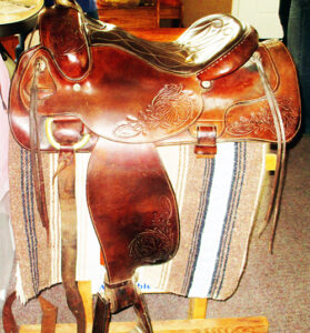 Stephen Bly's office saddle